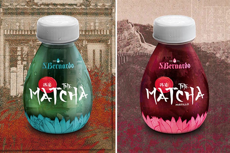 The Matcha e The Matcha al Mirtillo (Drops of Tea di San Bernardo Nuovi infusi sani e... tascabili!)
