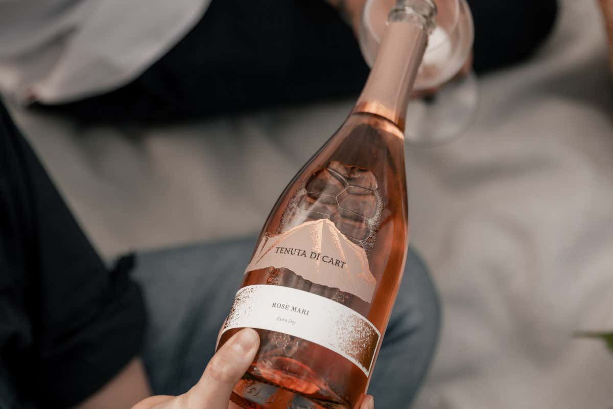 Lo Spumante rosato Rose Mari, Tenuta di Cart di Drusian