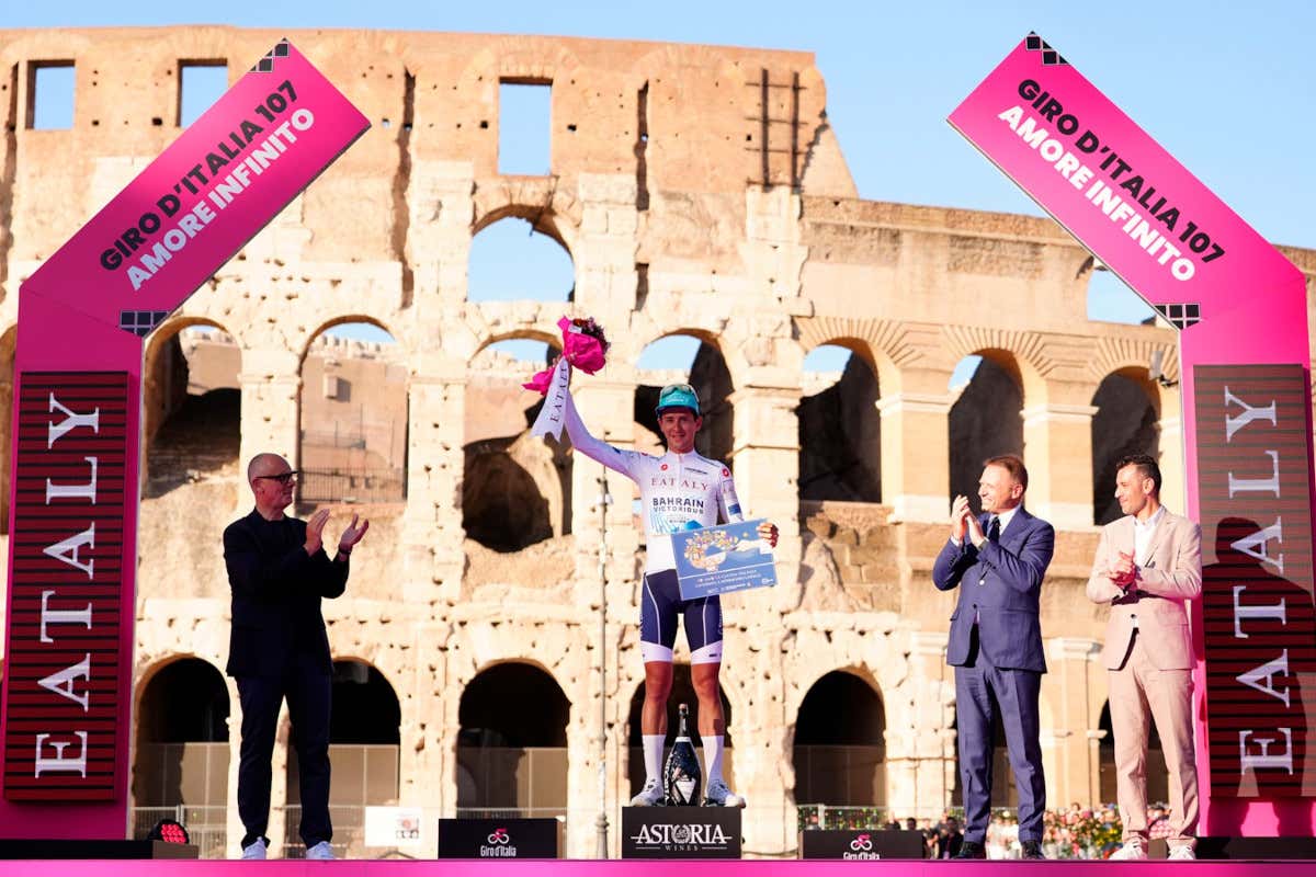 Il Giro d'Italia si chiude da Eataly Roma Ostiense con Pogacar e Tiberi