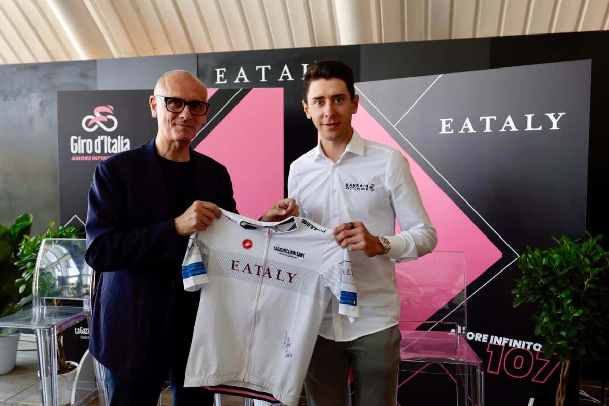 Il Giro d'Italia si chiude da Eataly Roma Ostiense con Pogacar e Tiberi