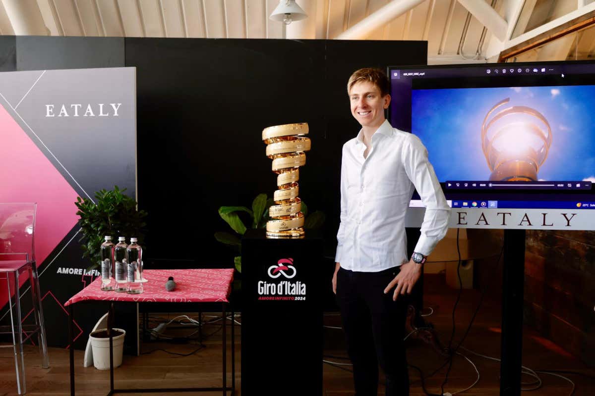 Il Giro d'Italia si chiude da Eataly Roma Ostiense con Pogacar e Tiberi