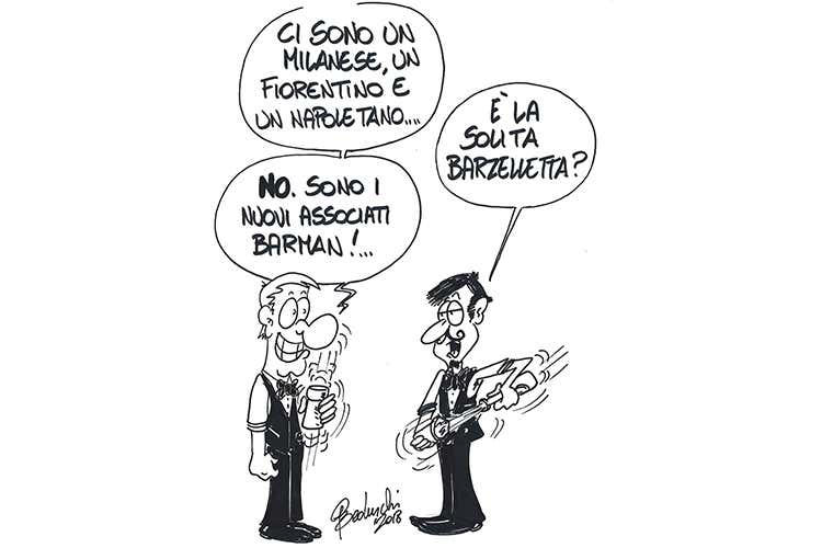 (Sì al progetto di un’unica Federazione nazionale barmen)