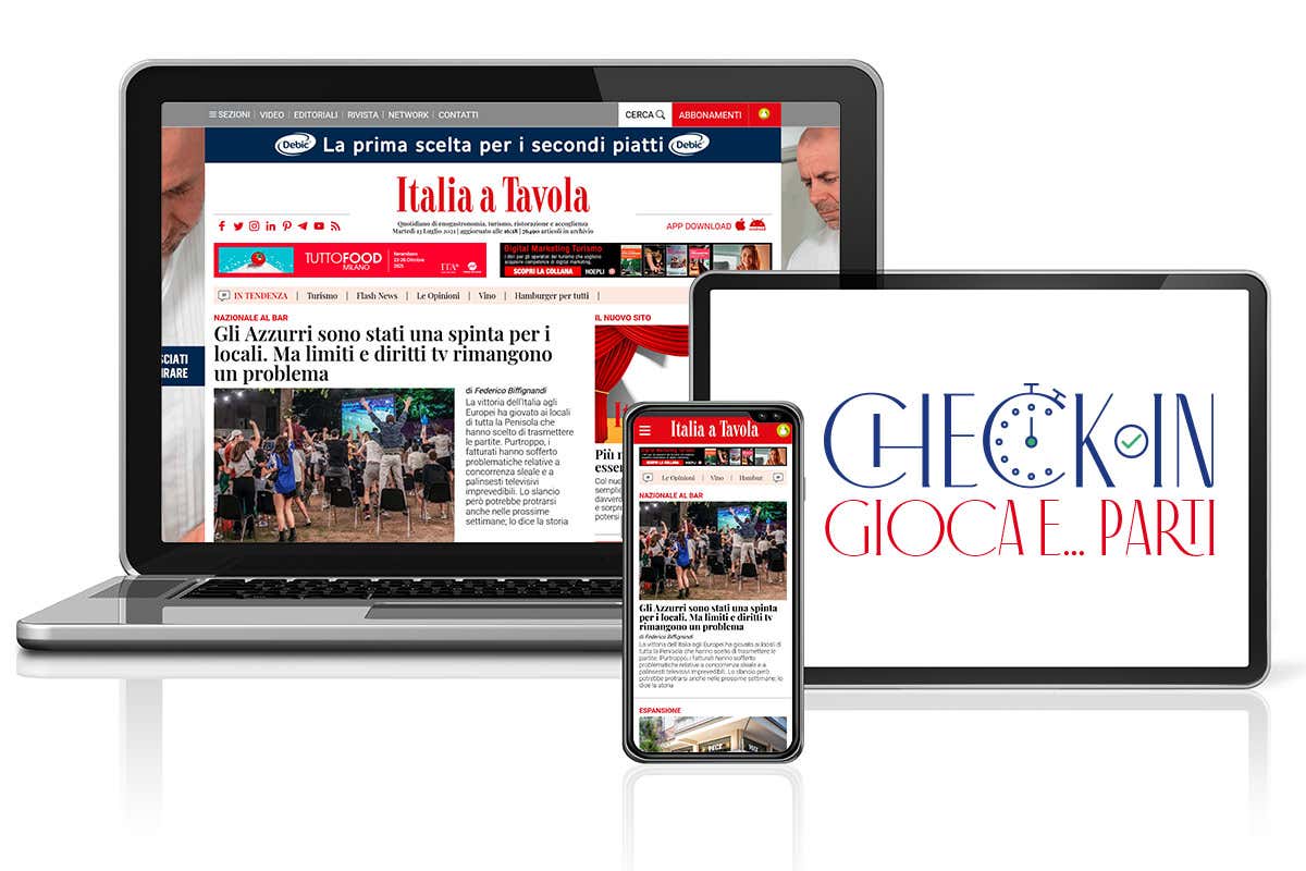 Sito, rivista Check-In e un gioco online: le novità di Italia a Tavola Nuovo sito, un gioco e una rivista. Italia a Tavola cresce e guarda al futuro Sito, rivista Check-In e un gioco online: le novità di Italia a Tavola Nuovo sito, un gioco e una rivista. Italia a Tavola cresce e guarda al futuro