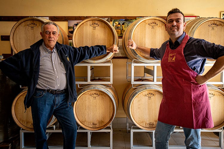 Edoardo e Massimo Madama - Feudo Nico, nuovo Pinot Grigio e olio evo per superare la crisi