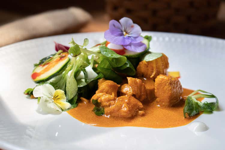 Curry di pollo (Effetto social, una foto al piatto per 2 su 3 prima di mangiare)