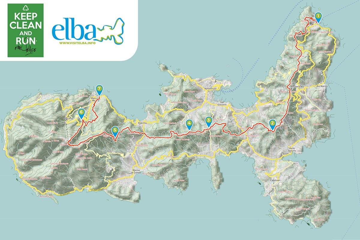 Il percorso Corri e raccogli i rifiuti: il plogging più lungo del mondo all’Isola d’Elba