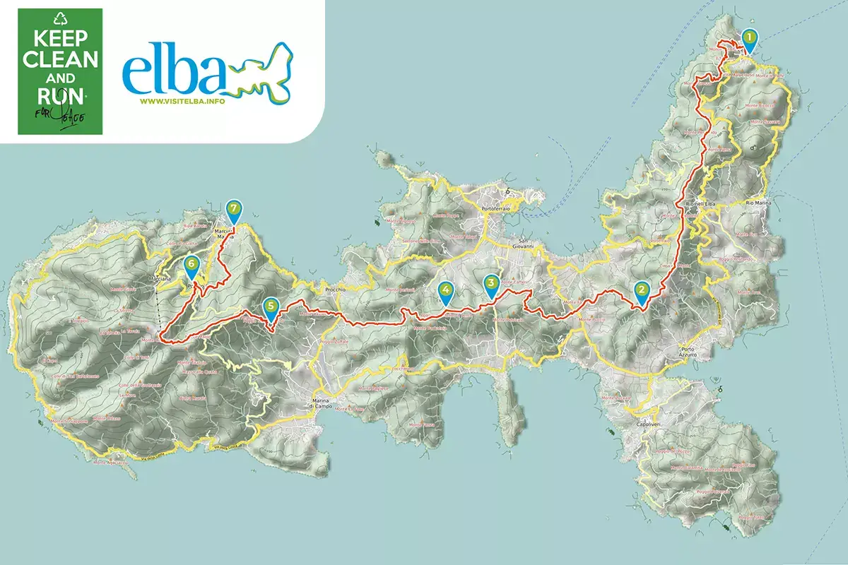 Il percorso Corri e raccogli i rifiuti: il plogging pi&ugrave; lungo del mondo all&rsquo;Isola d&rsquo;Elba