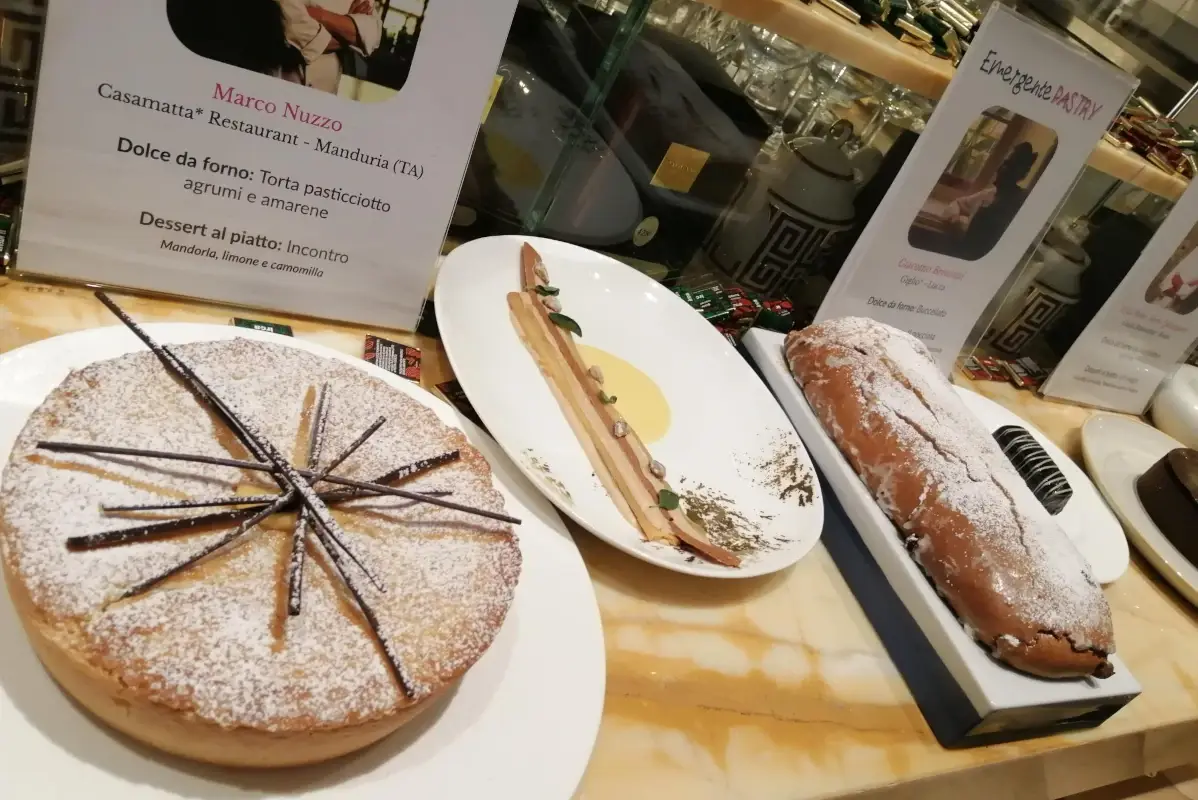 I primi tre dolci premiati Emergente pastry chef Centro-sud: ad Angotti la prima selezione