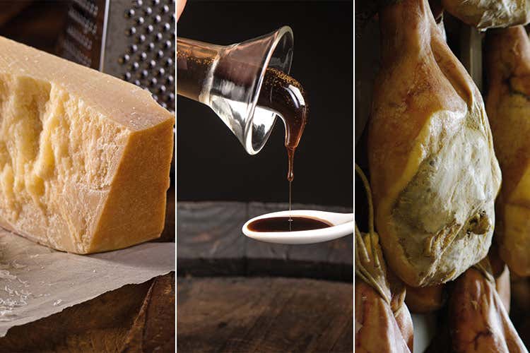 Parmigiano Reggiano, Aceto balsamico, Prosciutto di Parma - A spasso per l'Italia Emilia Romagna, 2.300 km di gusto