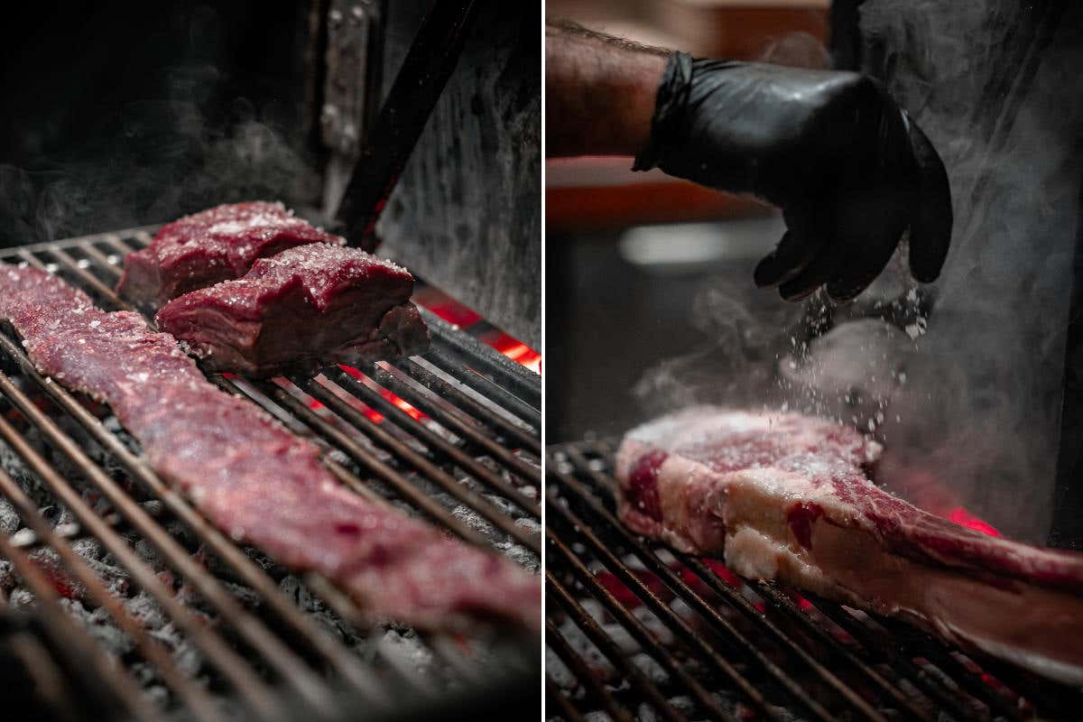 Carne alla parilla al El Porteno di Roma 