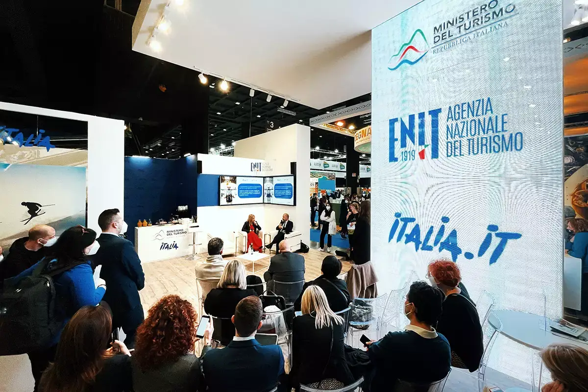 Un momento dell'incontro Enit-Netflix a Bit Fieramilanocity Accordo Enit-Netflix: i film e le serie TV calamite per turisti