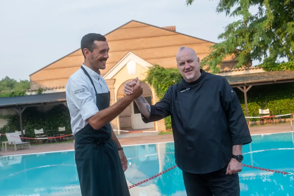 Enrico Marmo e Massimo Viglietti&nbsp; Enrico Marmo e Massimo Viglietti: viaggio a quattro mani in testa alla Sina Chefs' Cup