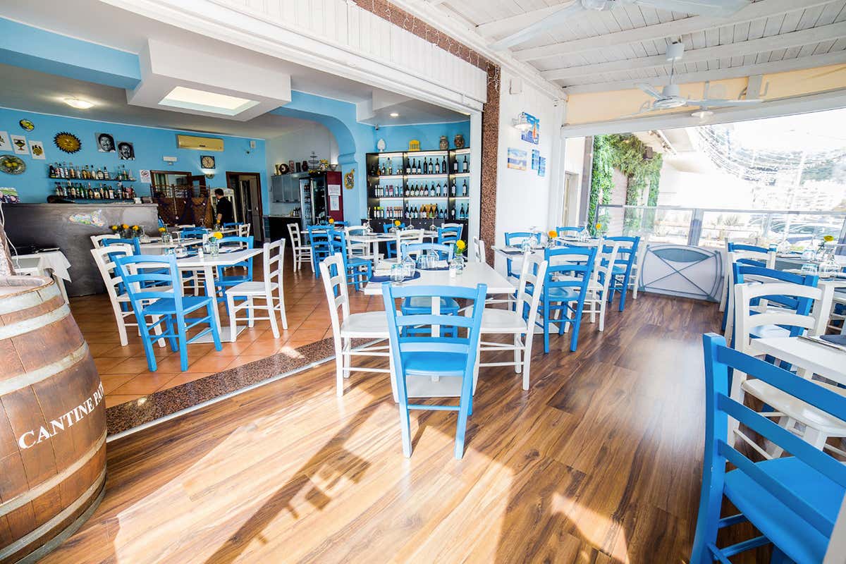 La sala del ristorante La Vela