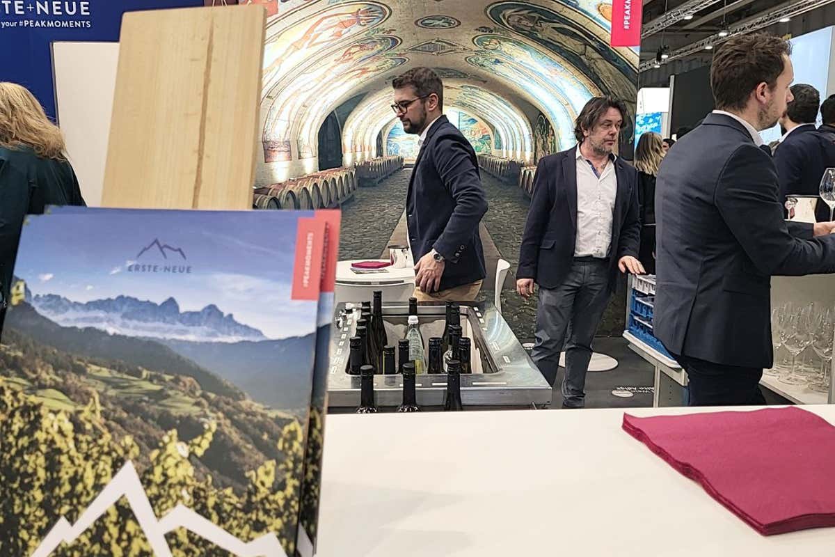Il timbro ed il carattere altoatesino di Erste Neue al Vinitaly