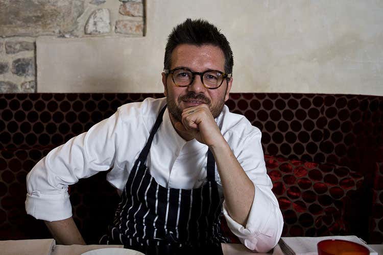 Rocco De Santis (Calici d’autore per menu stellati al Brunelleschi Hotel di Firenze)