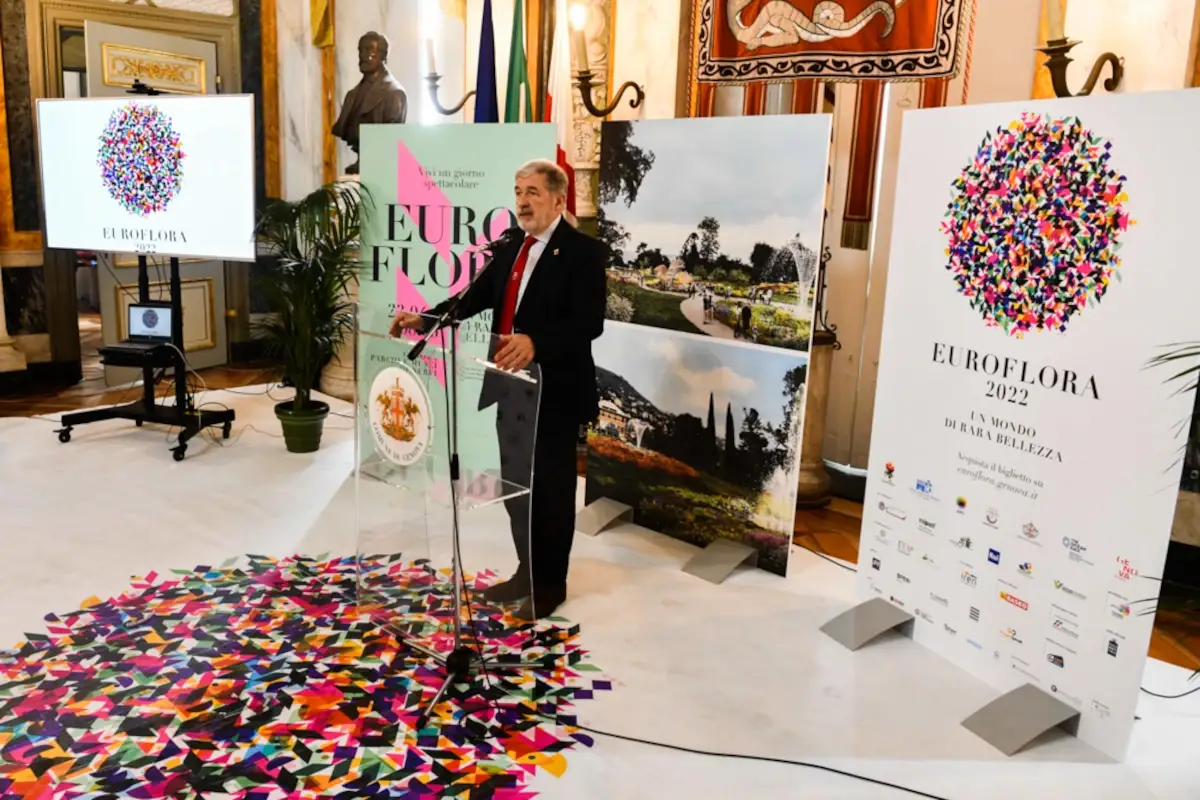 La presentazione di Euroflora (foto Facebook) Le eccellenze enogastronomiche della Liguria in mostra a Euroflora