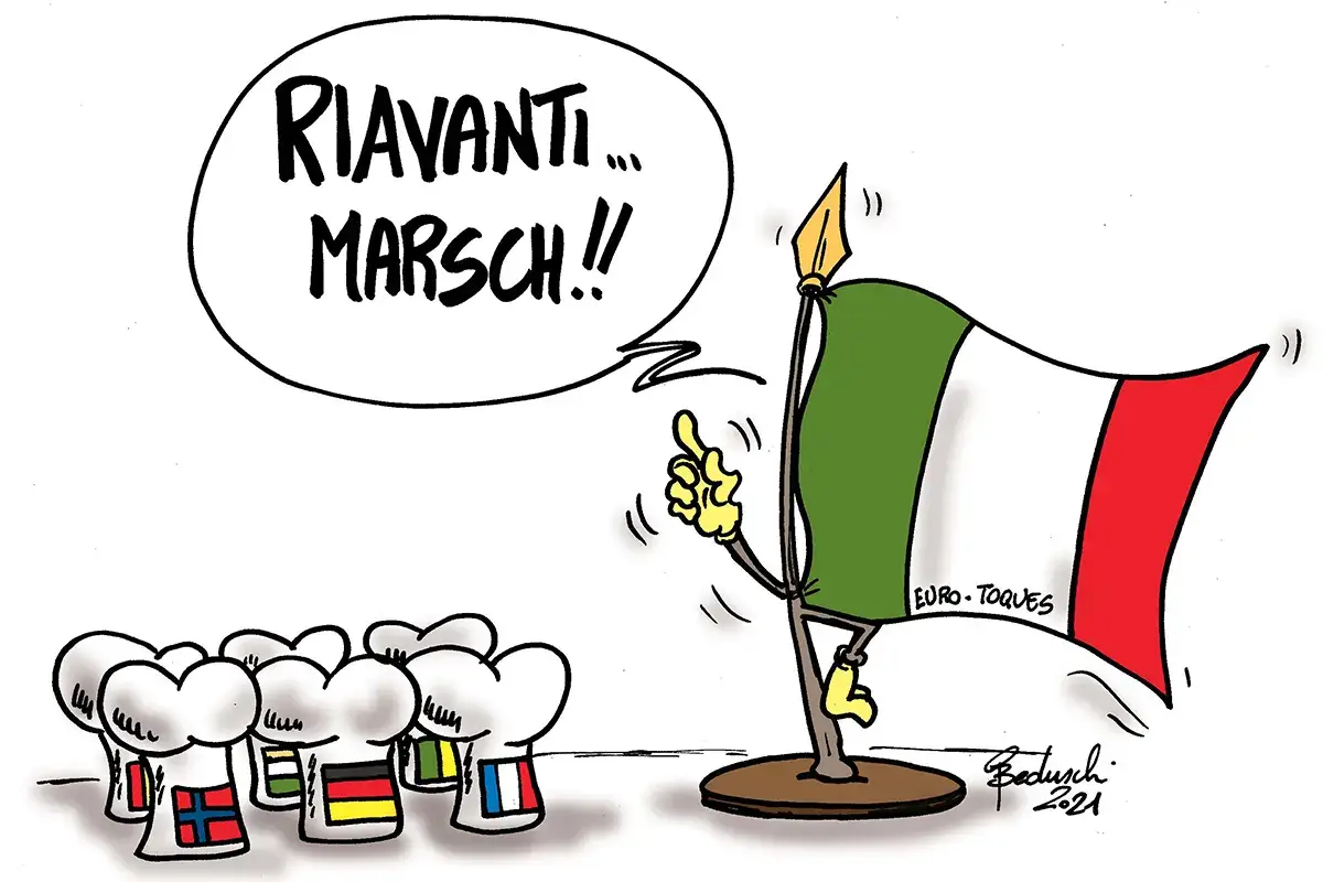 L'Italia guida le cucine d'Europa L'Italia guida Euro-Toques. Formazione e giovani obiettivi primari