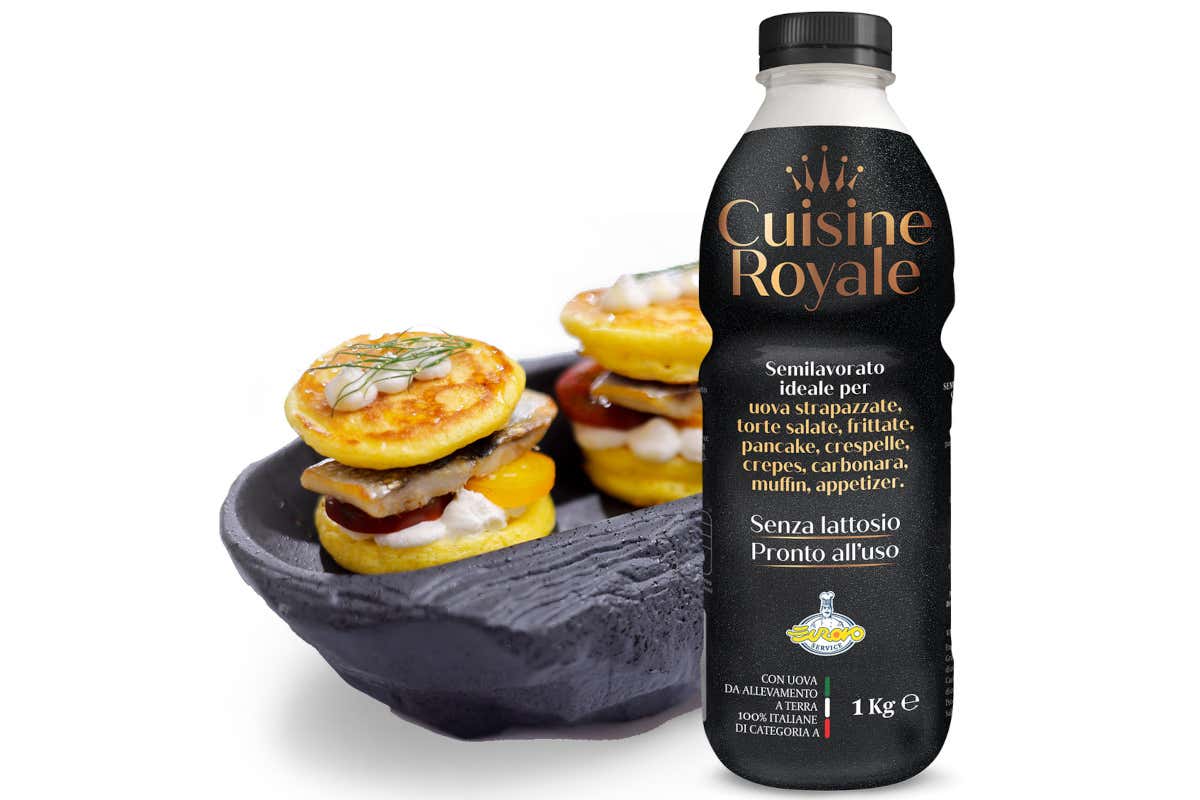 Cuisine Royale di Eurovo Service, senza lattosio e senza glutine, un semilavorato da uova 100% italiane