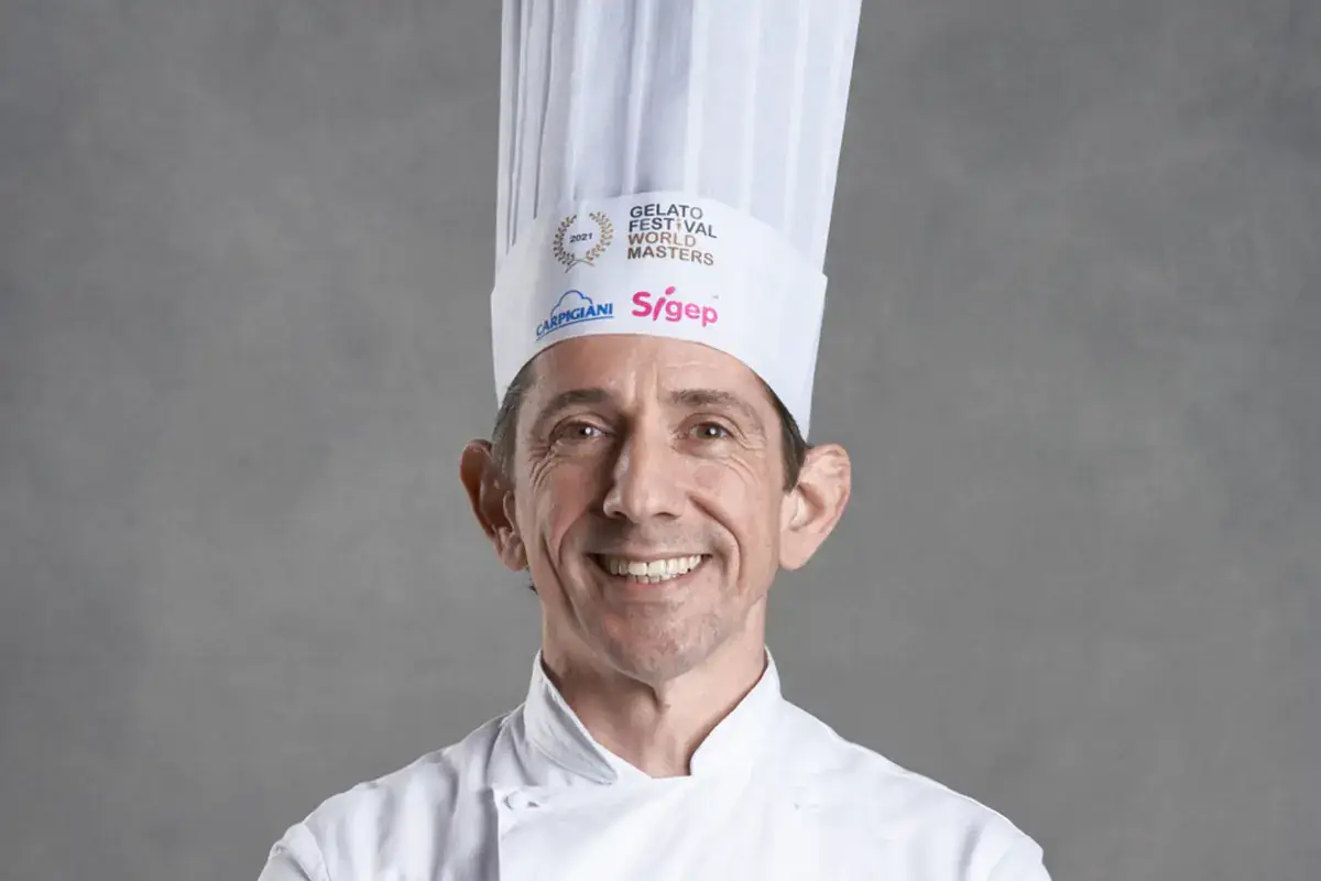 Fabio Forghieri della Gelateria dei Principi di Correggio (RE)  A Bologna si decide il gusto di gelato migliore al mondo, 33 quelli in gara