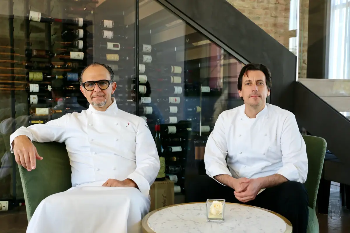Fabio Trabocchi e Michael Cusumano&nbsp; Il lusso di JW Marriott Venice, cucina stellata e sport all'aria aperta