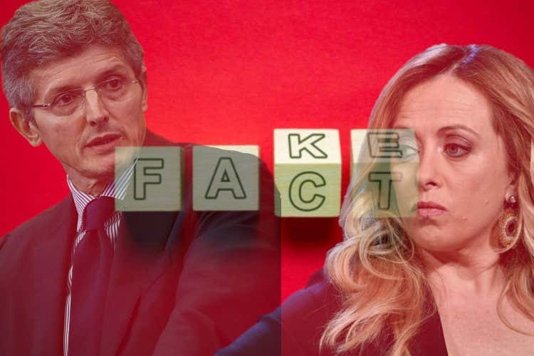 Andrea Martella e Giorgia Meloni - Covid-19, Fermiamo le fake news Ma la Meloni non ci sta Andrea Martella e Giorgia Meloni - Covid-19, Fermiamo le fake news Ma la Meloni non ci sta