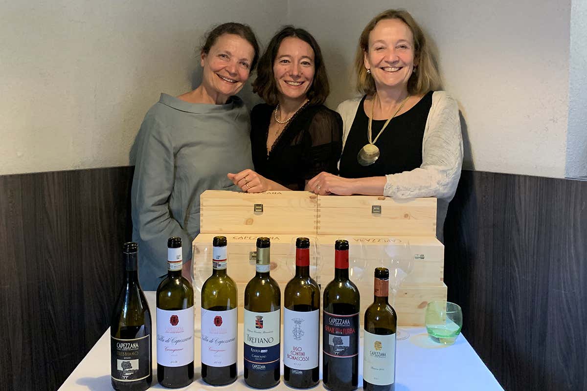 Benedetta, Serena e Beatrice Contini Bonacossi Le nuove annate di Tenuta di Capezzana