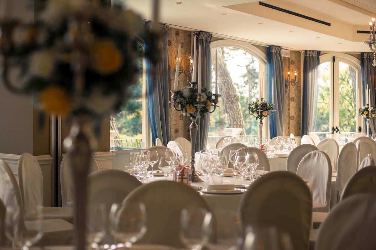 Vista su un angolo della Cantalupa di Brusaporto