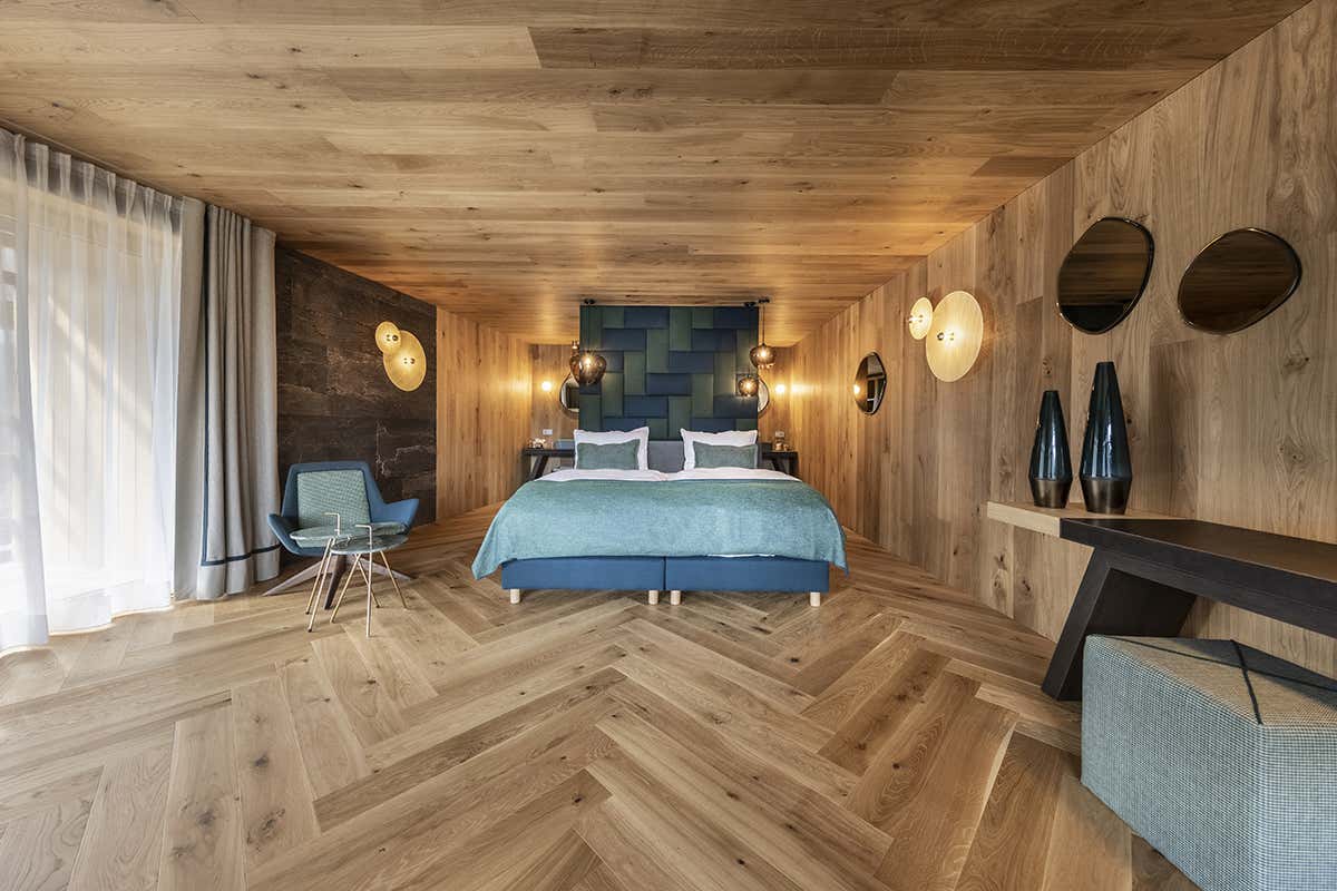 Particolare delle nuove Suite Cocoon Contatto con la natura e adults only: ecco le nuove suite dell’Hotel Fanes