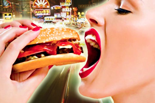 Il fast food ci rende impazienti Colpa dell'effetto subliminale