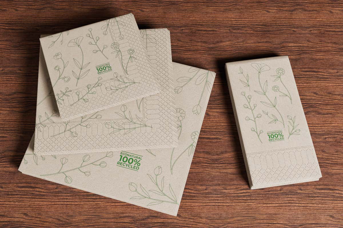 Soluzioni di tovagliato monouso ecosostenibile per la ristorazione green Soluzioni di tovagliato monouso ecosostenibile per la ristorazione green