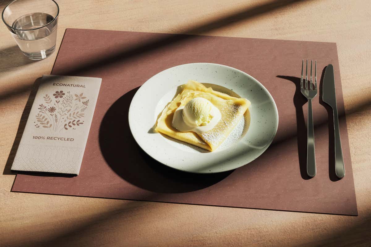 Soluzioni di tovagliato monouso ecosostenibile per la ristorazione green Soluzioni di tovagliato monouso ecosostenibile per la ristorazione green