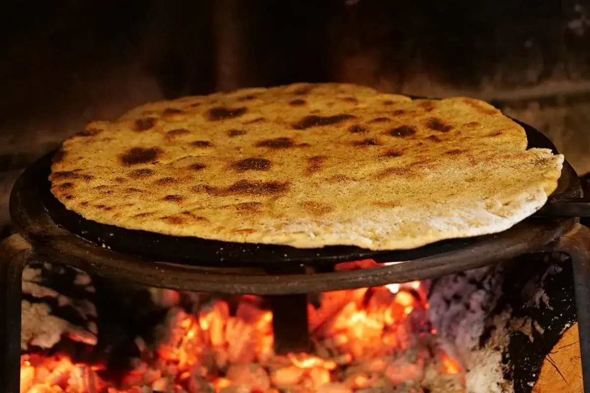 La tipica Crescia, con farina di fave