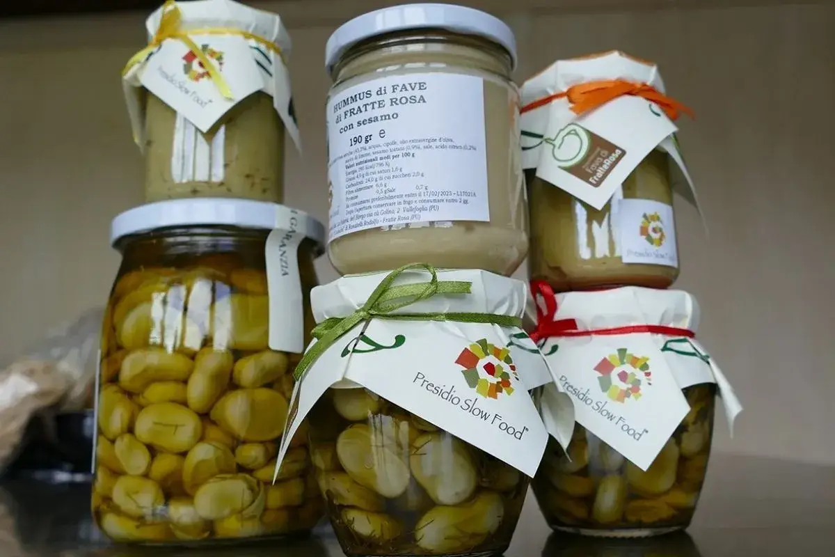 Prodotti realizzati con la Fava di Fratte Rosa