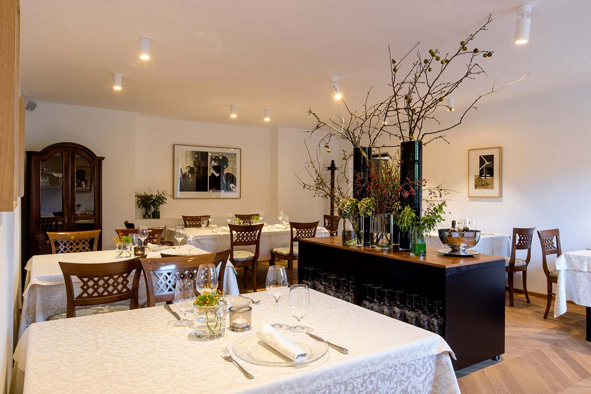 La sala interna di Gostilna Pri Danilu