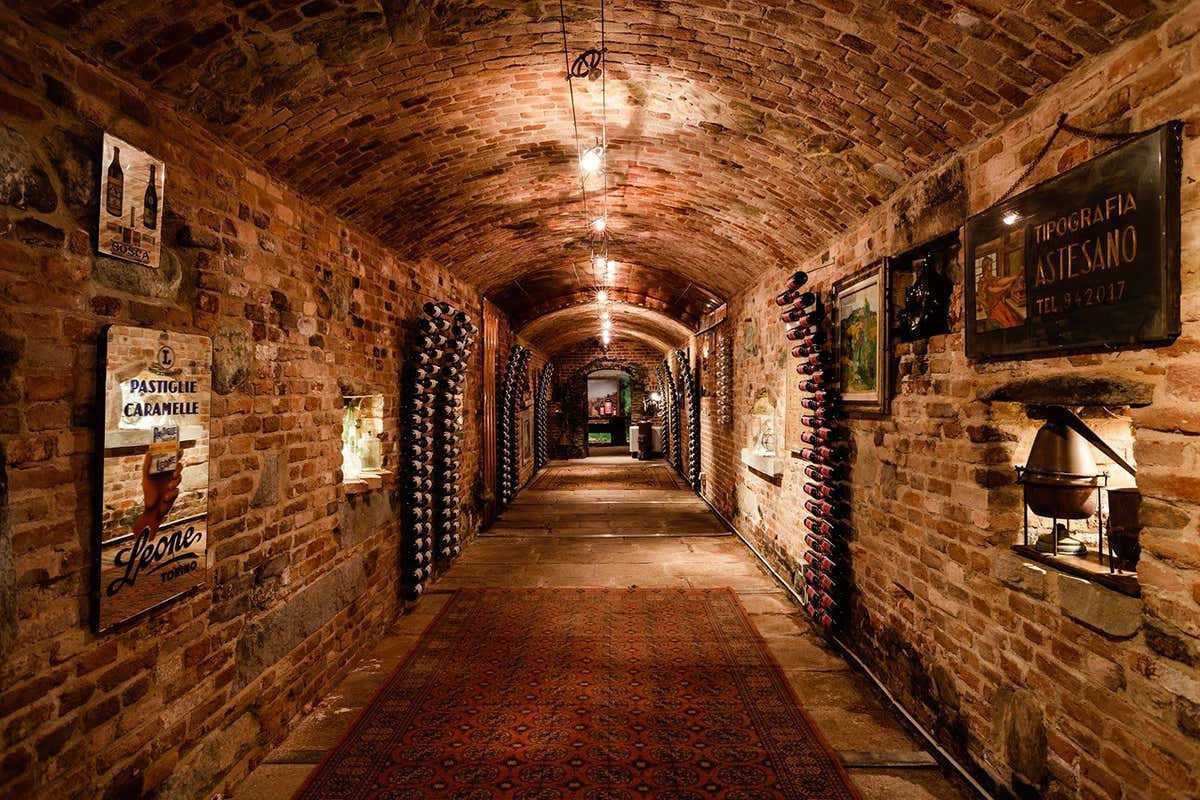 La cantina della Azienda Vitivinicola Balbiano