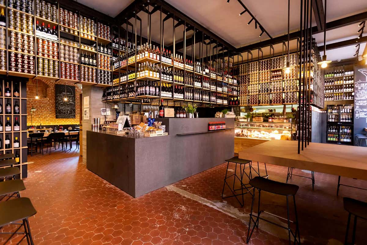 L'interno di FUD Bottega sicula a Catania