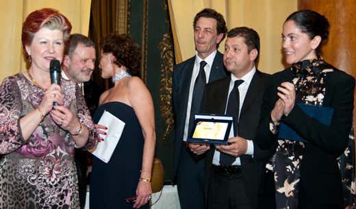 Da sinistra: Annie Feolde, Alberto Lupini, Annamaria Tossani, Nicola Cesare Baldrighi, Alfredo Zini e Rosanna Marziale