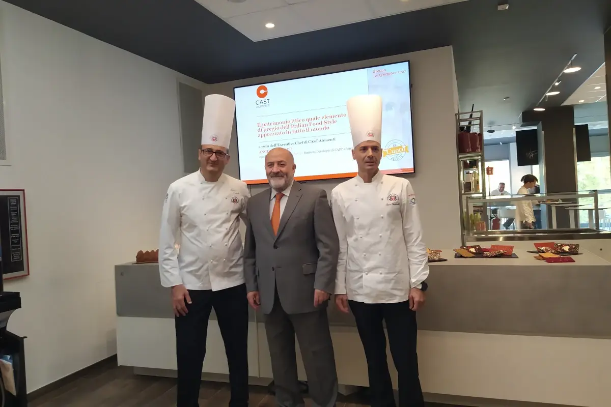 Un momento dell'evento a Cast Alimenti&nbsp; L'appello dei cuochi al nuovo Governo: &ldquo;Servono soluzioni sul costo del lavoro&rdquo;