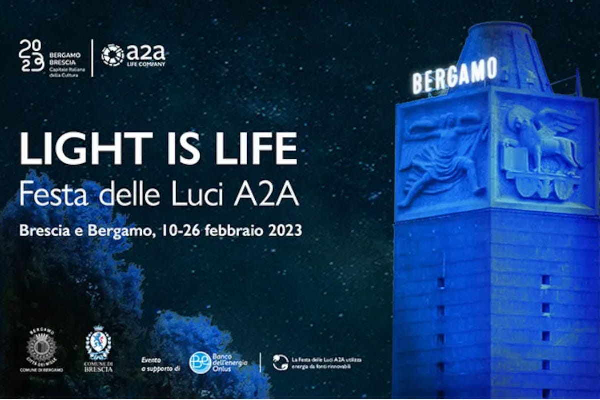 Bergamo si illumina… arriva la Festa delle Luci A2A