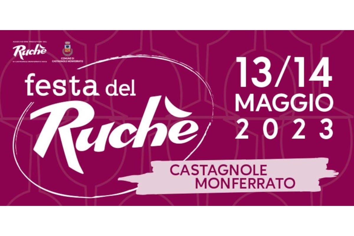 Il volantino della nuova edizione della Festa del Ruchè Festa del Ruchè due giorni per riscoprire il vino del Monferrato