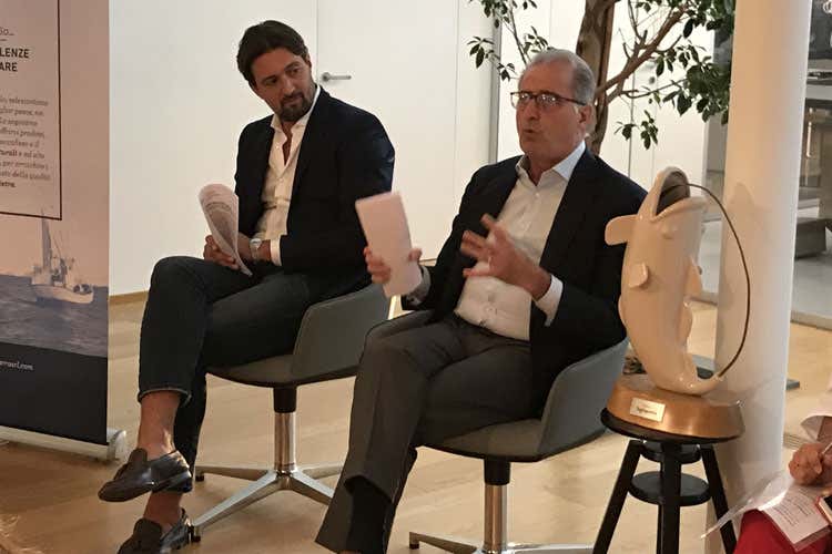 Daniele Tagliapietra e Luca Padovani (Al via il Festival del Baccal&agrave; Come interpretare lo stoccafisso in cucina)