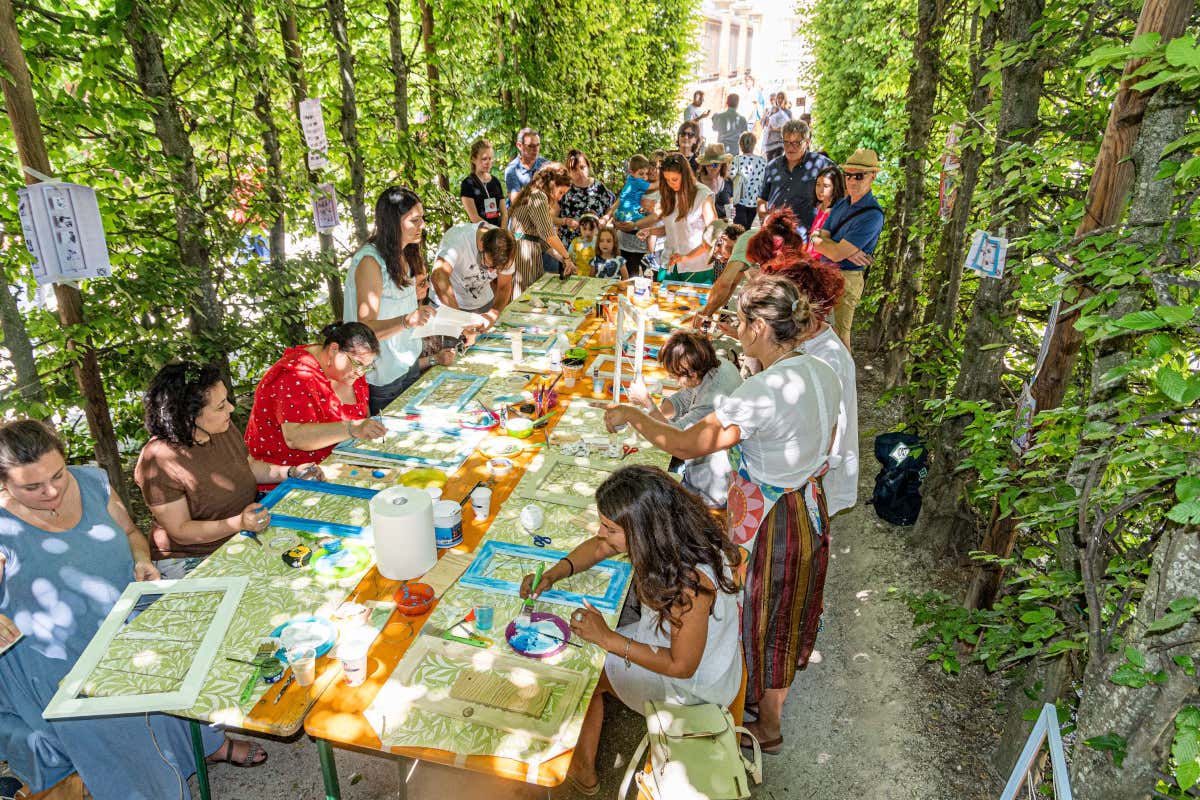 Il Festival della Lentezza (foto Francesco Di Rosa) La Reggia di Colorno apre le porte al Festival della Lentezza