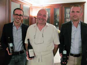 Da sinistra Andrea Di Fabio, Bruno Federico e Alessandro Capurro