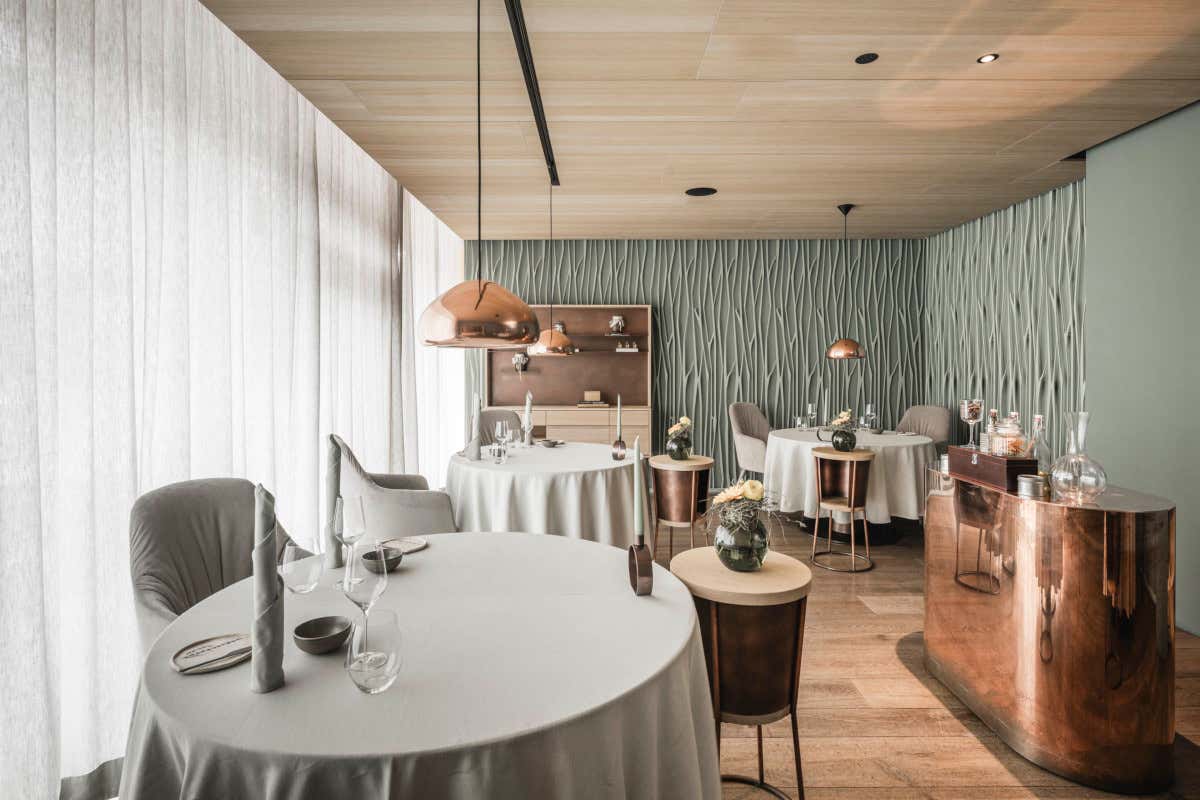 La sala del ristorante Artifex