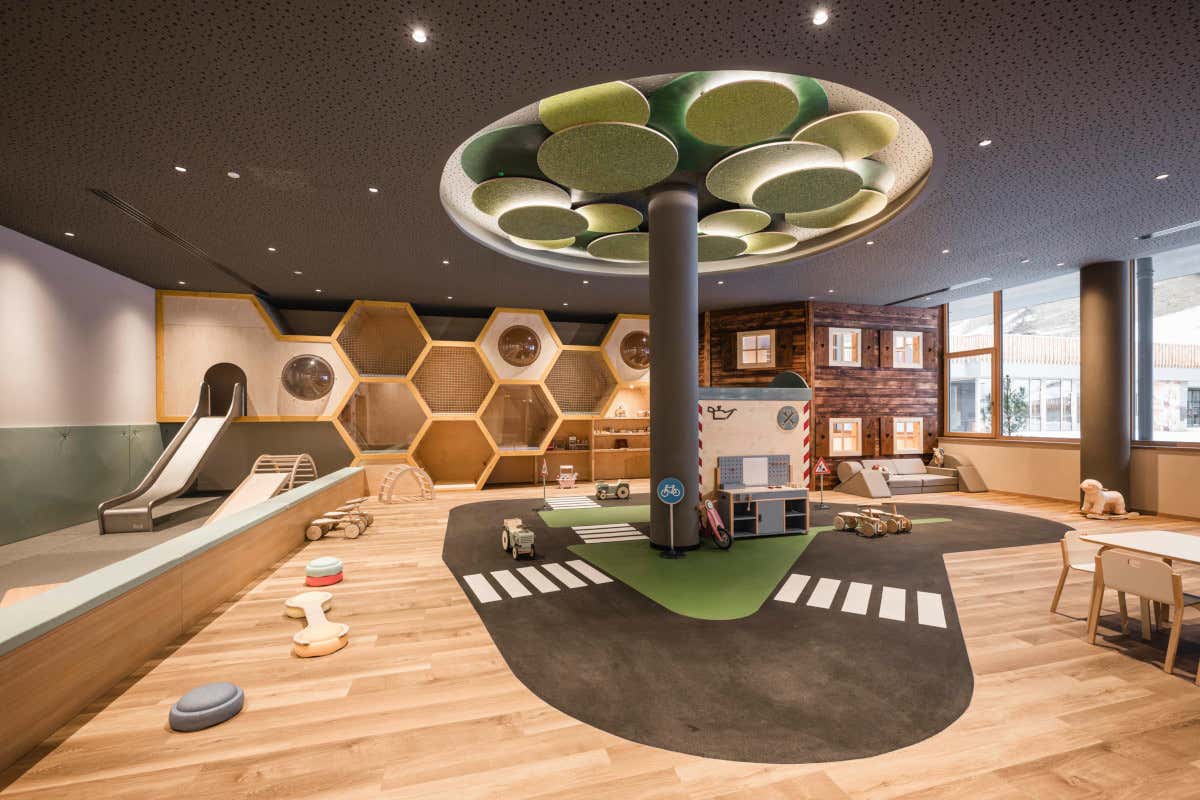 Uno degli spazi per bambini del Feuerstein Nature Family Resort