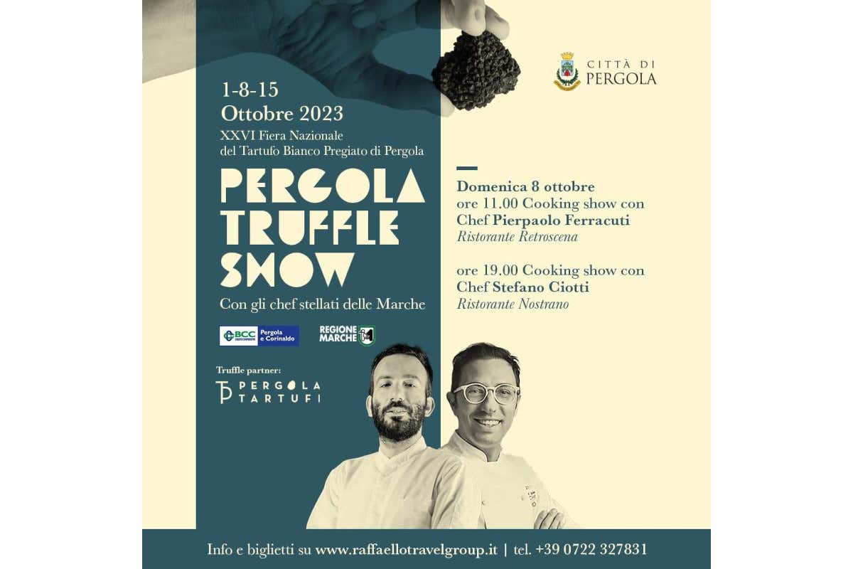 Bagno di folla a Pergola per la prima domenica della 26° Mostra del tartufo bianco