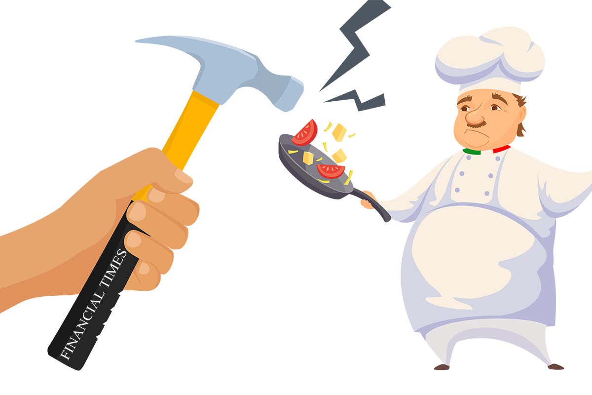 Dal Financial Time l’attacco alla cucina italiana Dal Financial Time l’attacco alla cucina italiana Derflingher: «Sono solo dei diffamatori»