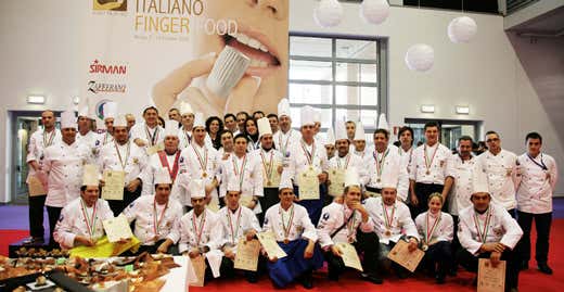 Gruppo dei cuochi della categoria Finger food freddo Gruppo dei cuochi della categoria Finger food freddo