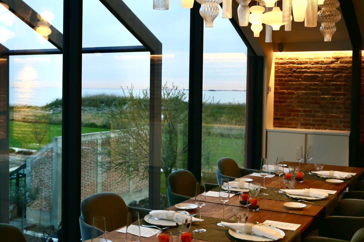 Gli interni del Fiola  Il lusso di JW Marriott Venice, cucina stellata e sport all'aria aperta