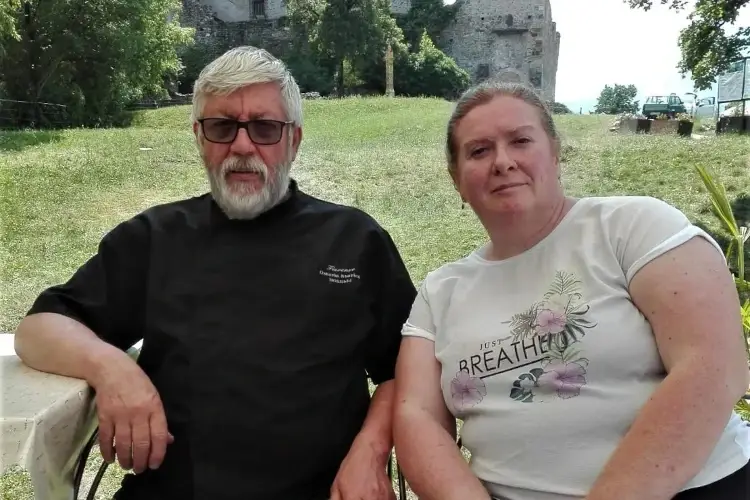 Fiorenzo Varesco con la moglie Antonella Locanda C&agrave; Stalla riapre coi menu pasquali di Fiorenzo Varesco
